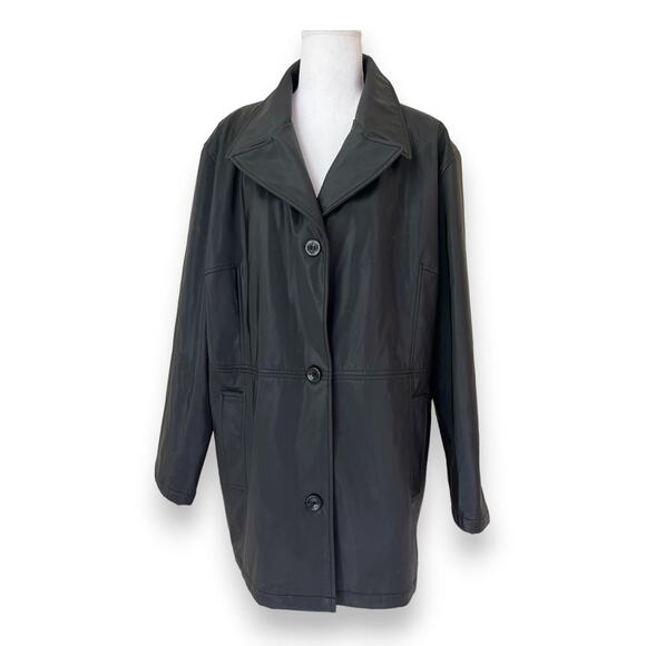 CS SIGNATURE Trench Coat Single Breasted Rain Coat - Size XL (plus) - Picture 1 of 4